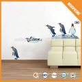 Famous sticker manufacturer natural penguin room wall sticker